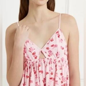 Hill House The Aurora Sleep Dress Love Letters Pink